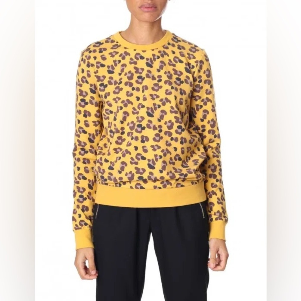 Maison Scotch Leopard Print Sweatshirt - Picture 2 of 6